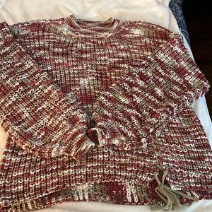 POL NWOT peep hole sweater